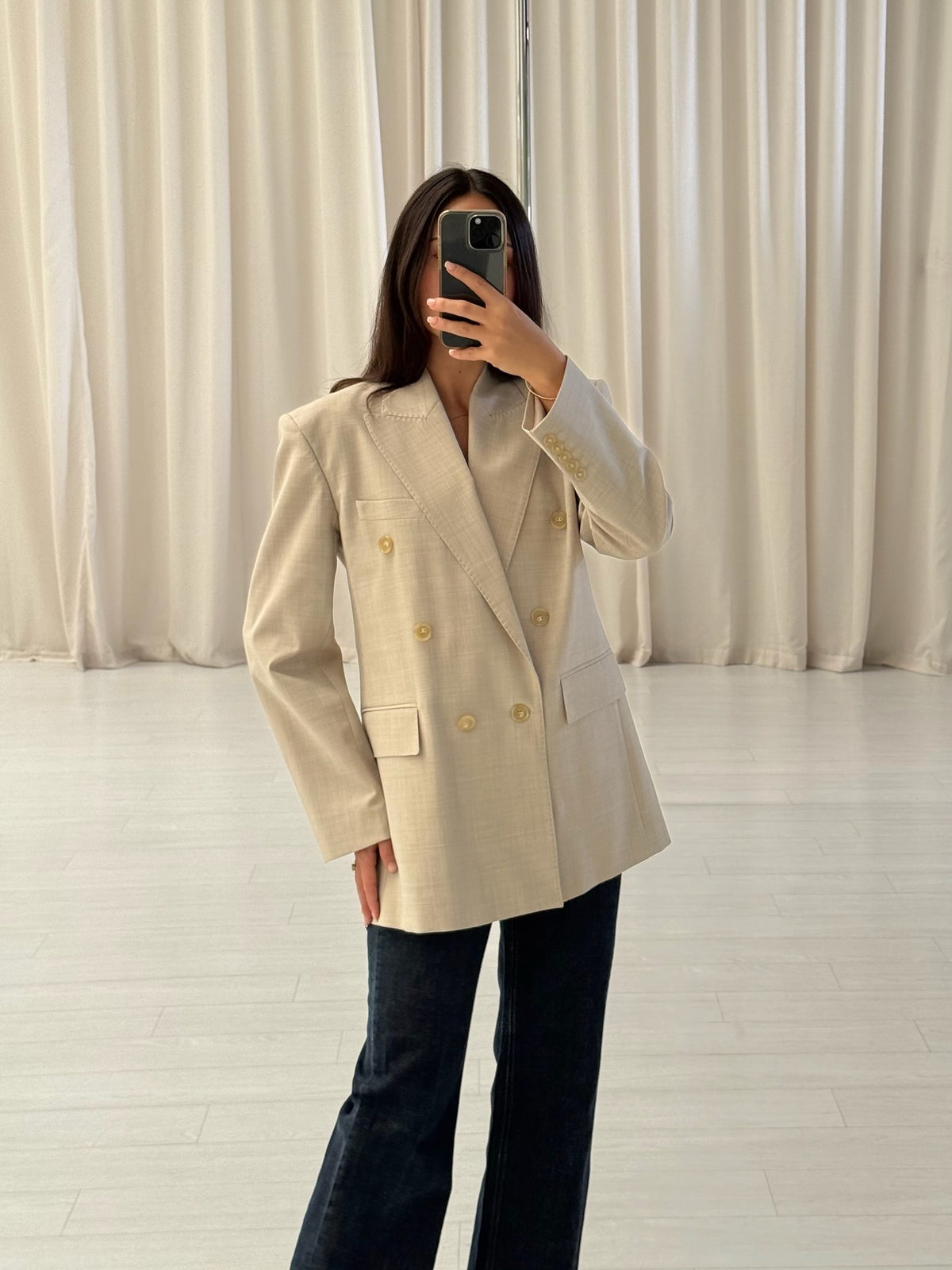 Soft Double Breasted Jacket