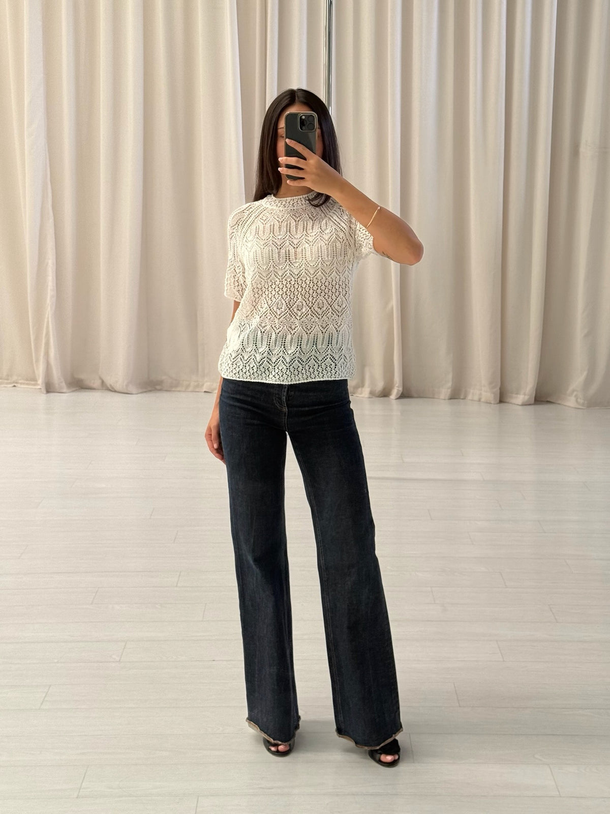 Acacia Lace Knit Tee