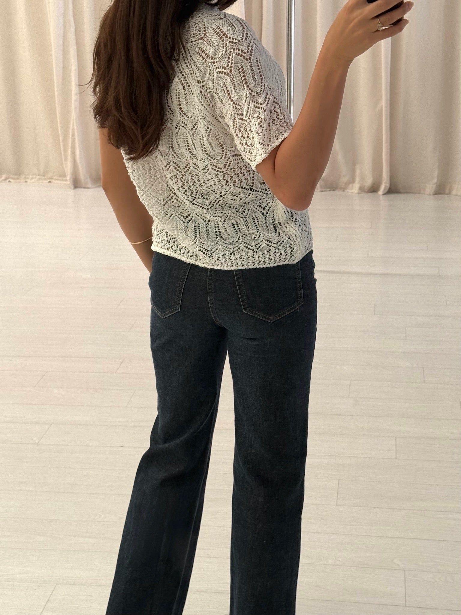 Acacia Lace Knit Tee