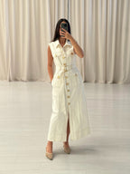 Ivy Denim Midi Dress