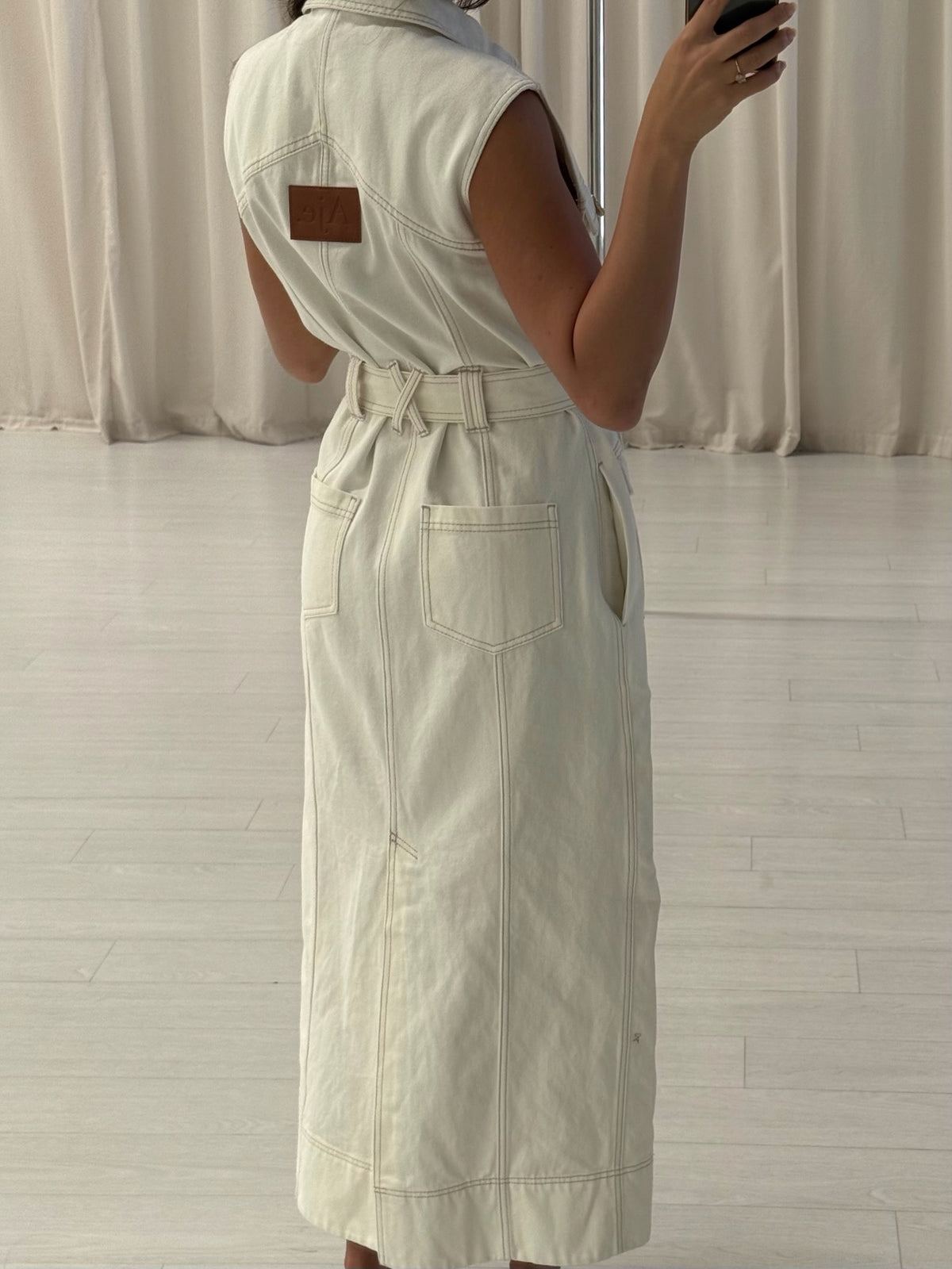 Ivy Denim Midi Dress